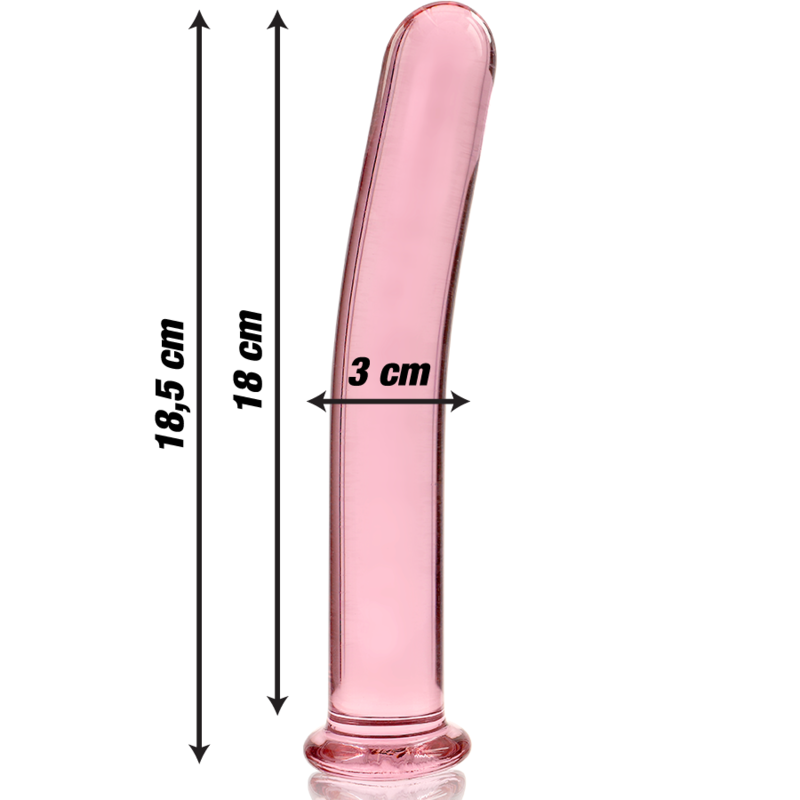 Nebula Series by Ibiza-Modell 17 Dildo Kristall 18.5 cm · Spielzeug aus Glas & Metall (Bild 3)