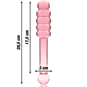 Nebula Series by Ibiza-Modell 20 Dildo Kristall 20.5 cm · Spielzeug aus Glas & Metall (Bild 3)