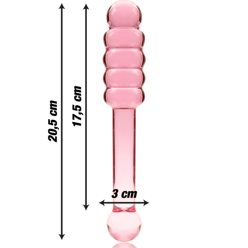 Nebula Series by Ibiza-Modell 20 Dildo Kristall 20.5 cm · Spielzeug aus Glas & Metall (Bild 3)