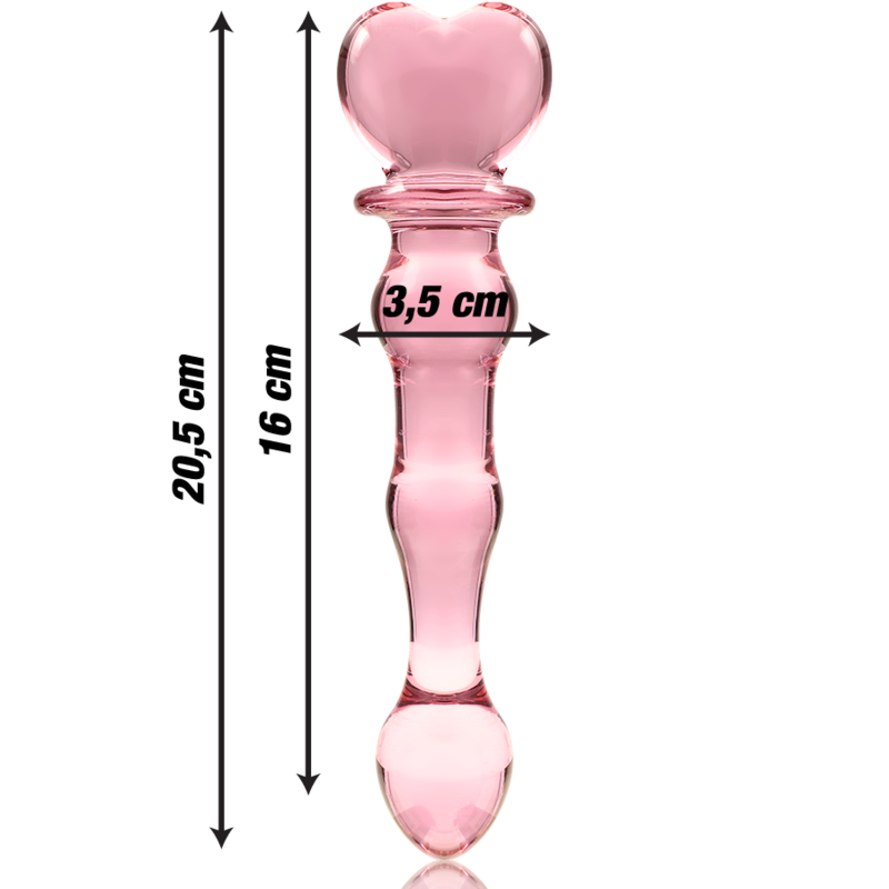 Nebula Series by Ibiza-Modell 21 Dildo Kristall 20.5 cm · Spielzeug aus Glas & Metall (Bild 3)
