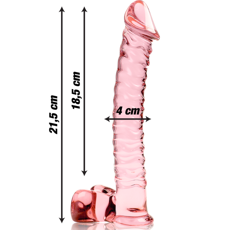 Nebula Series by Ibiza-Modell 23 Dildo Kristall 21.5 cm · Spielzeug aus Glas & Metall (Bild 3)