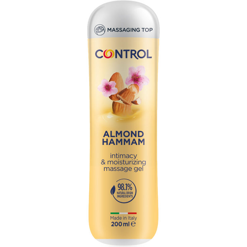 Control Lubes-Almond Hammam Massage Gel 3 in 1 200 ml · Kosmetika & Aphrodisiaka