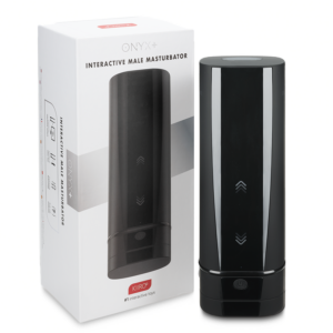 Kiiroo-Onyx+ Masturbator Teledildonisch mit Textur in Leder-USB · Sextoys