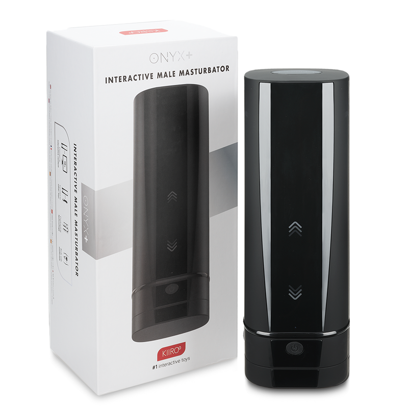 Kiiroo-Onyx+ Masturbator Teledildonisch mit Textur in Leder-USB · Sextoys