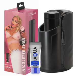 Kiiroo-Keon + Feel Nicolette Shea Stroker + Aqua Quality · Sextoys