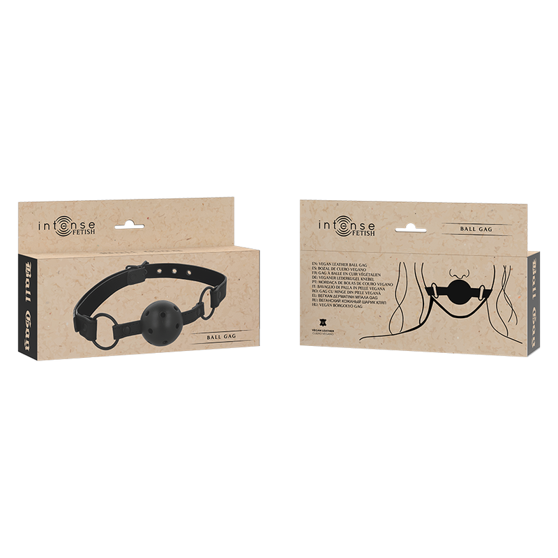 Intense Fetish-Gag mit Pelle Vegan-Waterproof Ball · Bondage & Handschellen (Bild 2)