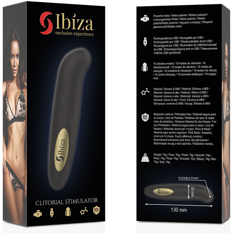 Ibiza Technology-Stimulator Klitoris Wiederaufladbar usb 10 Modi · Vibratoren (Bild 2)
