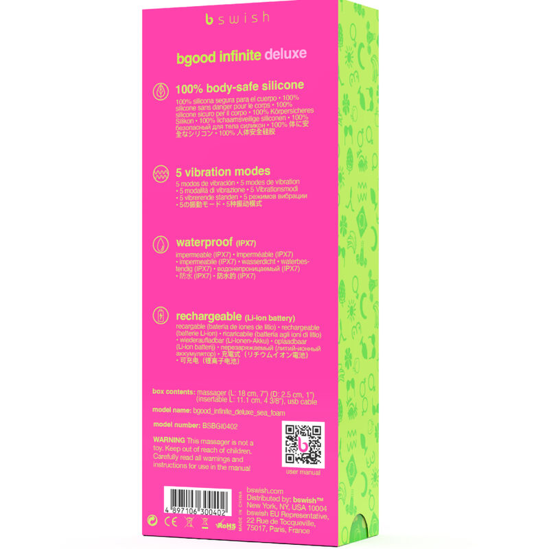 B Swish-Bgood Infinite Deluxe Vibrator Wiederaufladbar Silikon · Vibratoren (Bild 8)