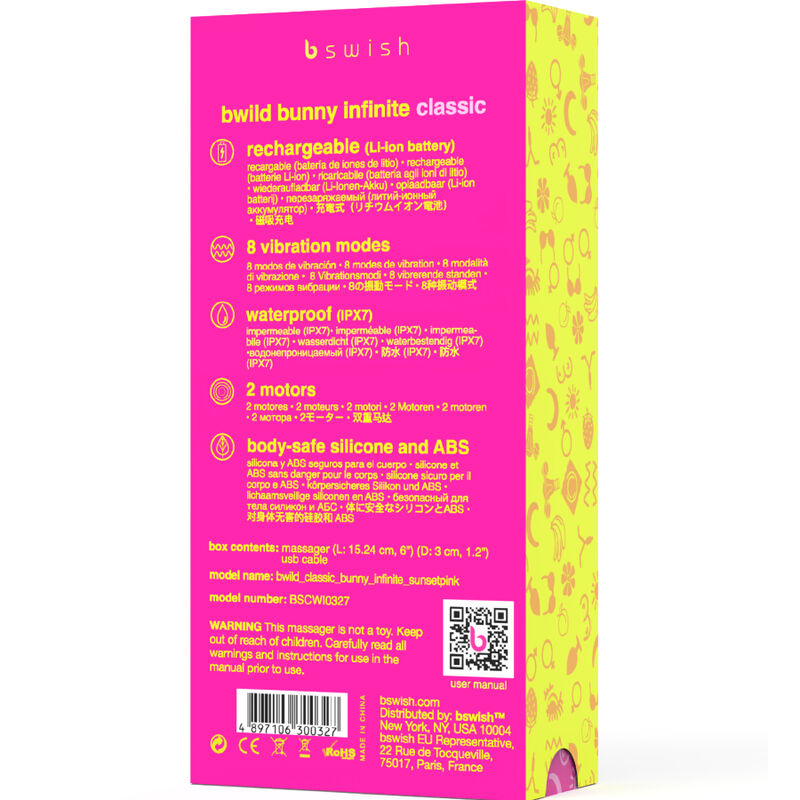 B Swish-Bild Bunny Infinite Classic Vibrator Wiederaufladbar · Vibratoren (Bild 4)