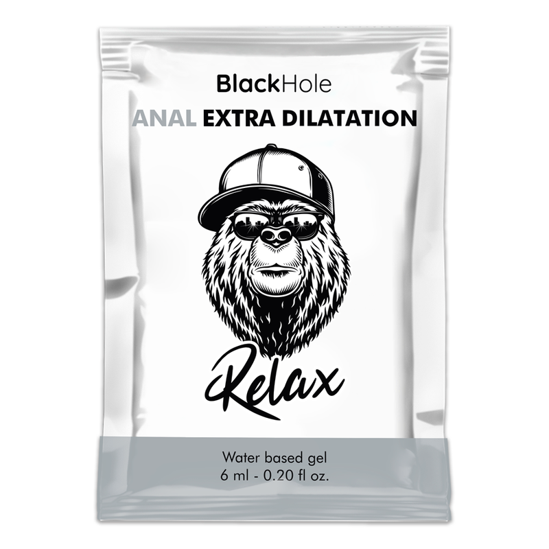 Black Hole-Gel auf Wasserbasis Extra-Dehnung 6 ml Einzeldosis