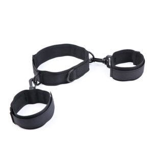 Ohmama Fetish-Handschellen und Nylon Halsband · Sextoys