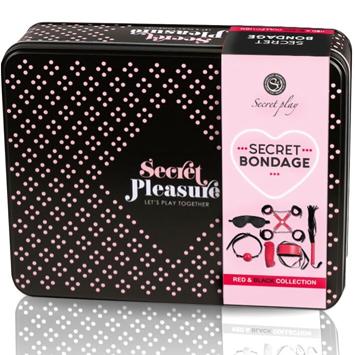 Secretplay 100% Fetish-Set Bdsm 6 Stk. Red Collection-Pelle · Spielzeug-Sets