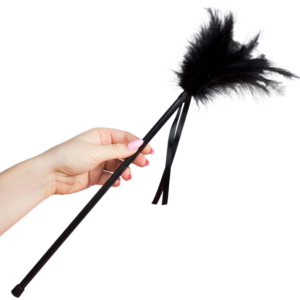Secretplay 100% Fetish-Federn Schwarz 40 cm
