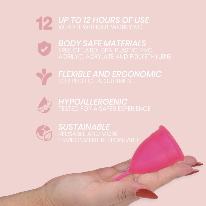 Intimichic-Medical Silikon Menstrual Cup · Oralsex & Körperspiele (Bild 3)