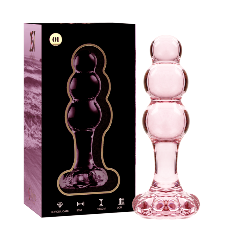 Nebula Series by Ibiza-Modell 1 Analplug aus Glas · Spielzeug aus Glas & Metall (Bild 2)