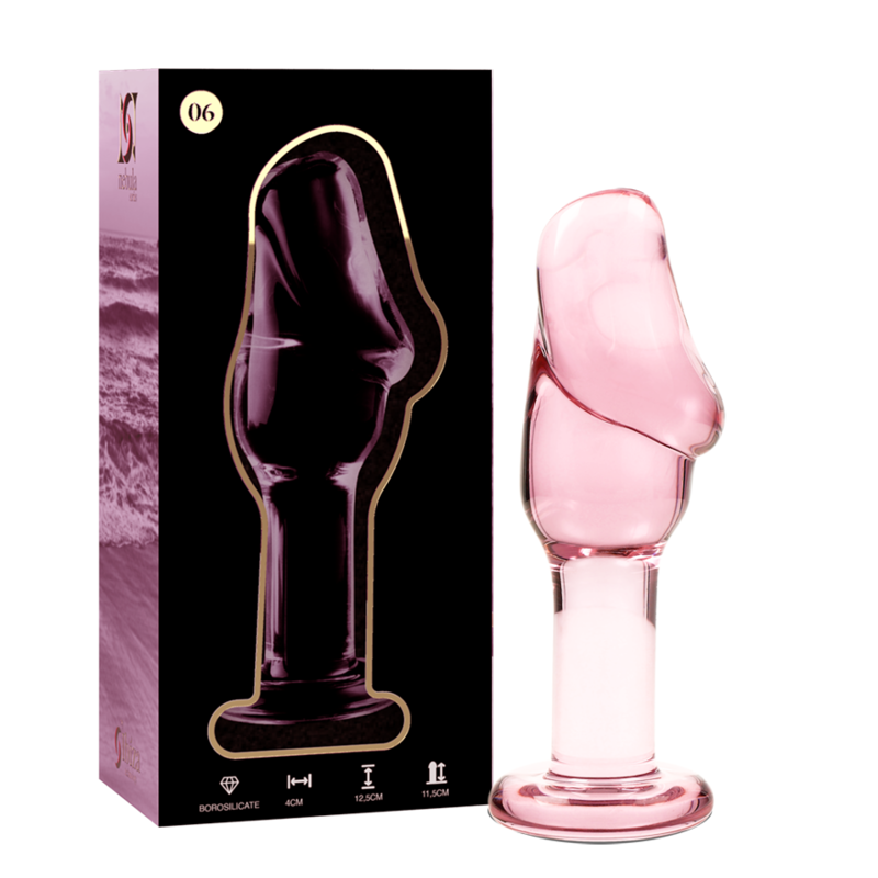 Nebula Series by Ibiza-Modell 6 Plug Kristall 12.5 cm oder 4 cm · Spielzeug aus Glas & Metall (Bild 2)