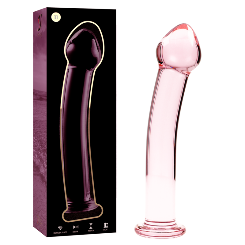 Nebula Series by Ibiza-Modell 11 Dildo Kristall 16 cm · Spielzeug aus Glas & Metall (Bild 2)