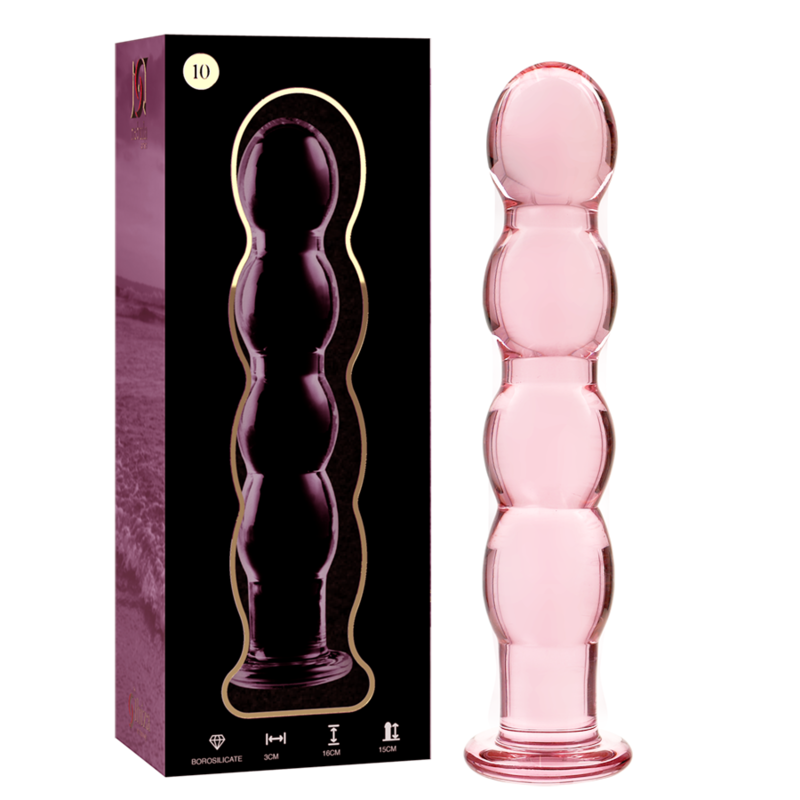 Nebula Series by Ibiza-Modell 10 Dildo Kristall 16.5 cm · Spielzeug aus Glas & Metall (Bild 3)