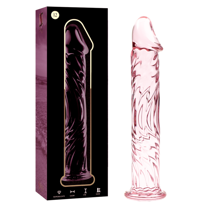 Nebula Series by Ibiza-Modell 12 Dildo Kristall 17 cm · Spielzeug aus Glas & Metall (Bild 2)