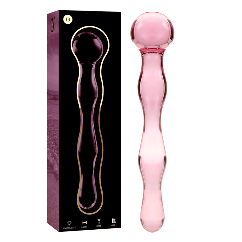 Nebula Series by Ibiza-Modell 13 Dildo Kristall 18 cm · Spielzeug aus Glas & Metall (Bild 6)