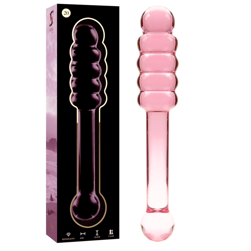 Nebula Series by Ibiza-Modell 20 Dildo Kristall 20.5 cm · Spielzeug aus Glas & Metall (Bild 2)