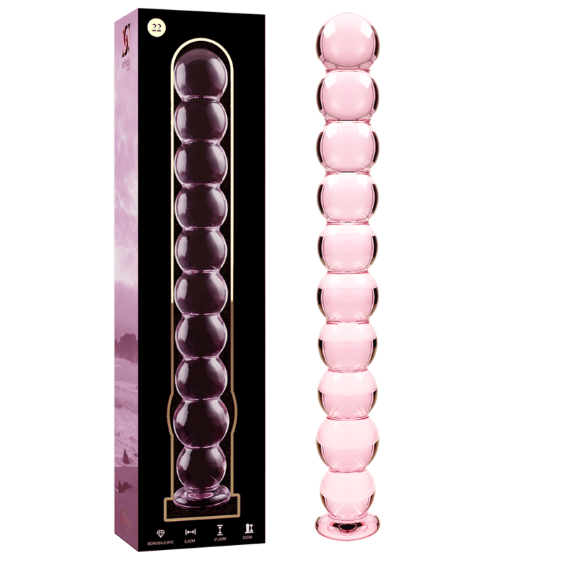 Nebula Series by Ibiza-Modell 22 Dildo Kristall 21.5 cm · Spielzeug aus Glas & Metall (Bild 2)