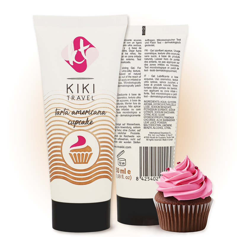 Kikí Travel-Gel Gleitgel Aroma Cupcake Amerikanischer Kuchen 50 Ml · Kosmetika & Aphrodisiaka (Bild 9)