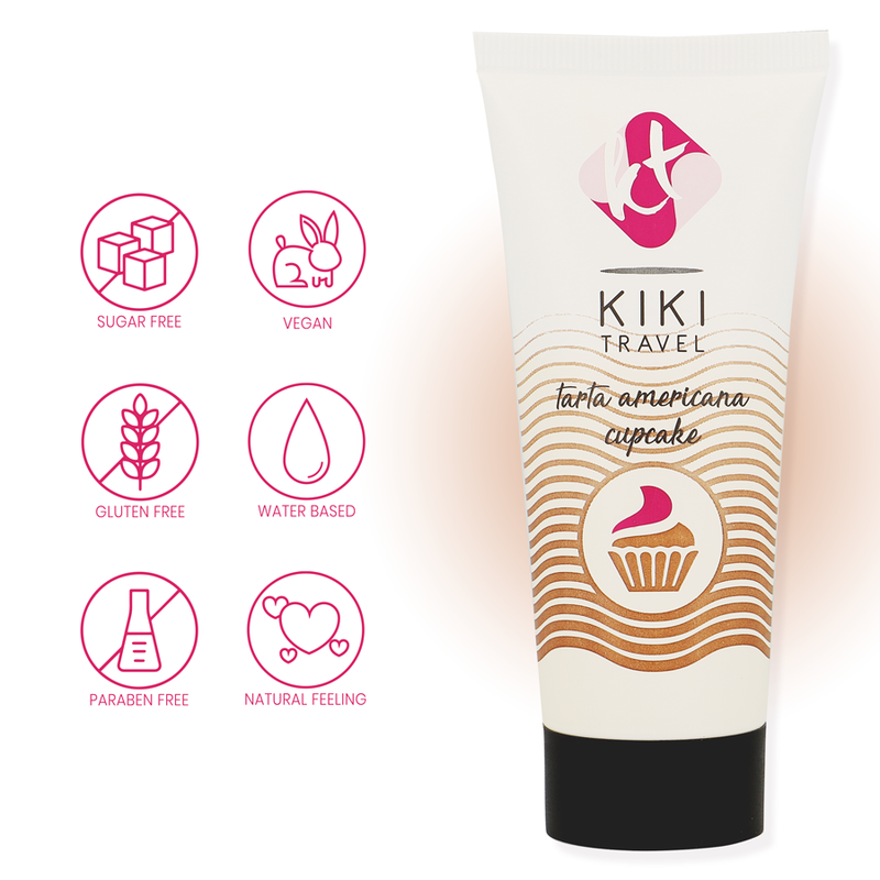 Kikí Travel-Gel Gleitgel Aroma Cupcake Amerikanischer Kuchen 50 Ml · Kosmetika & Aphrodisiaka (Bild 7)