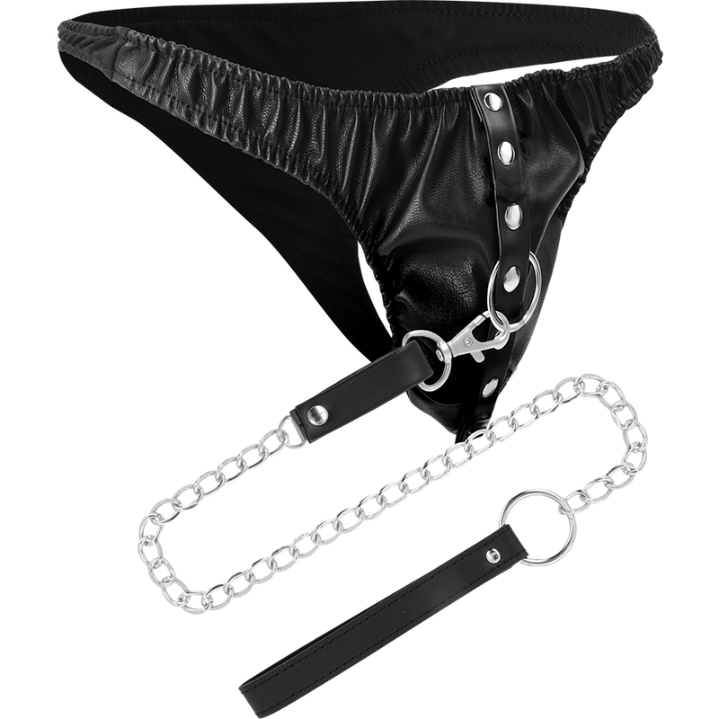 Darkness Bondage-Slip Unterordnung in Metallkette · Spielzeug aus Glas & Metall (Bild 6)