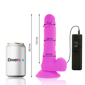 Diversia-Dildo Vibrator Flexibel 20.5 cm oder 4.2 cm-TPE · Vibratoren (Bild 6)