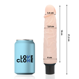 Loveclone-Finn Vibrator mit Selbstschmierung 21.2 Cm -o- 3.8 Cm-TPR · Vibratoren (Bild 2)