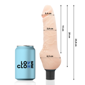 Loveclone-Daven Realistische Selbstschmierung 23.8 Cm -o- 3.8 Cm-TPR · Vibratoren (Bild 3)