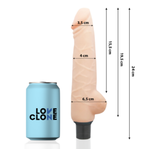 Loveclone-Harald Selbstschmierung Vibrator 24 Cm -o- 4 Cm-TPR · Vibratoren (Bild 3)