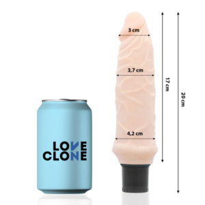 Loveclone-Ivar Vibrator mit Selbstschmierung 20 Cm -o- 3.7 Cm-TPR · Vibratoren (Bild 2)