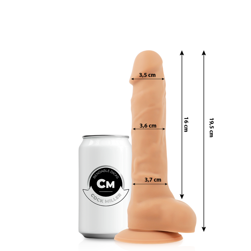 Cock Miller-Dildo Realistisch in Silikon Dual Density · Strap-on & Harness