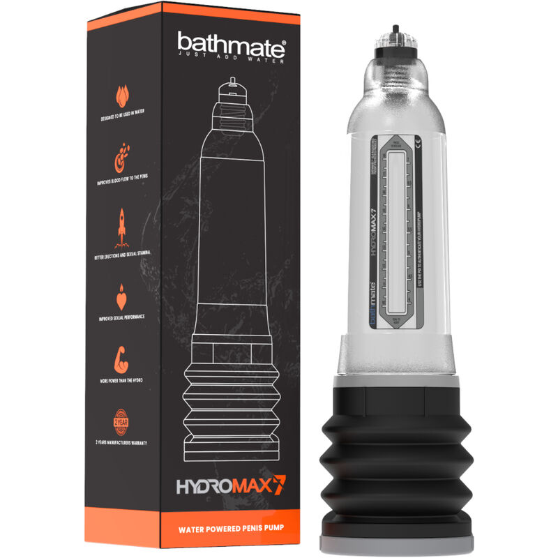 Bathmate-Hydromax 7 Transparent Pumpe zur Penisvergrößerung · Penisringe & -hüllen
