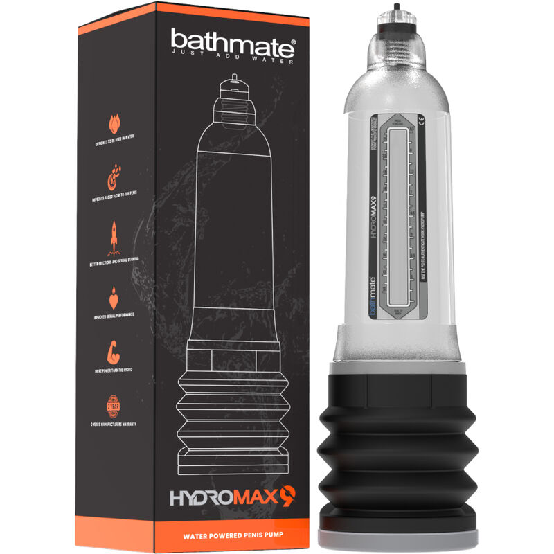 Bathmate-Hydromax 9 Transparent Hydraulikpumpe zur Vergrößerung · Penisringe & -hüllen