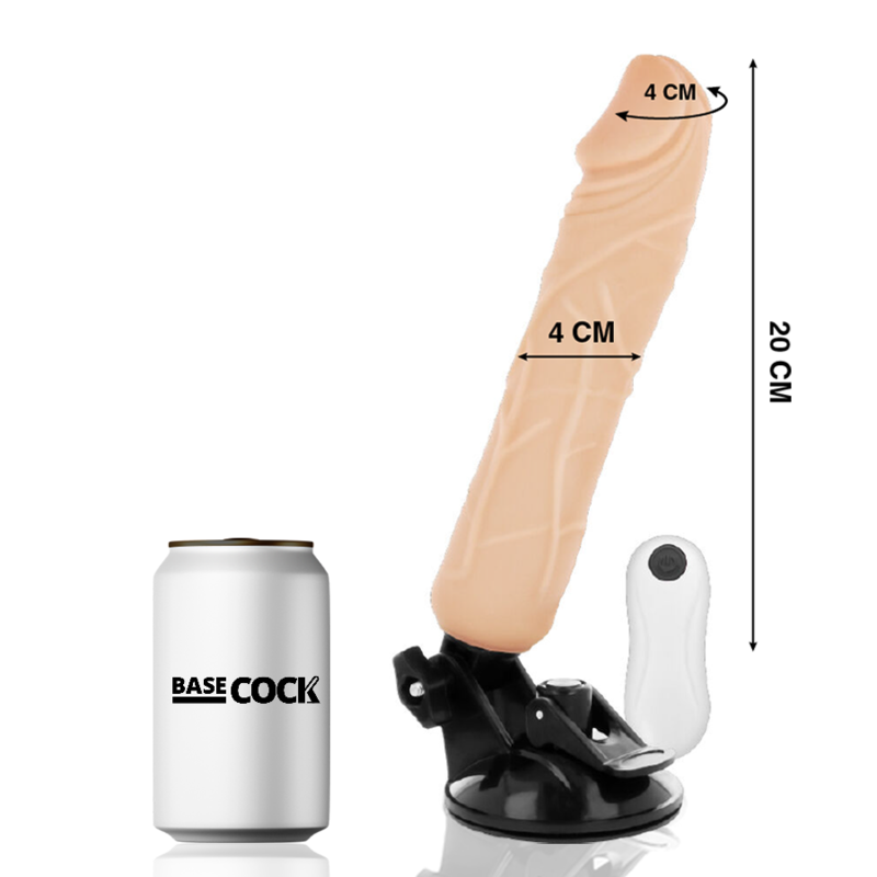 Basecock-Realistische Vibrator mit Fernbedienung, 20 cm · Vibratoren (Bild 2)