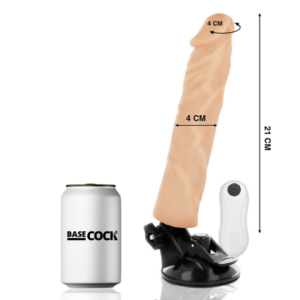 Basecock-Realistische Vibrator mit Fernbedienung 21 cm · Vibratoren (Bild 5)