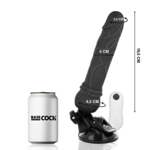 Basecock-Realistischer Vibrator 12 Modi mit Fernbedienung 19.5 cm · Vibratoren (Bild 4)