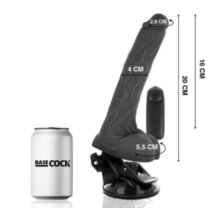Basecock-Realistische Vibrator mit 20 cm Hoden und Fernbedienung · Vibratoren (Bild 2)