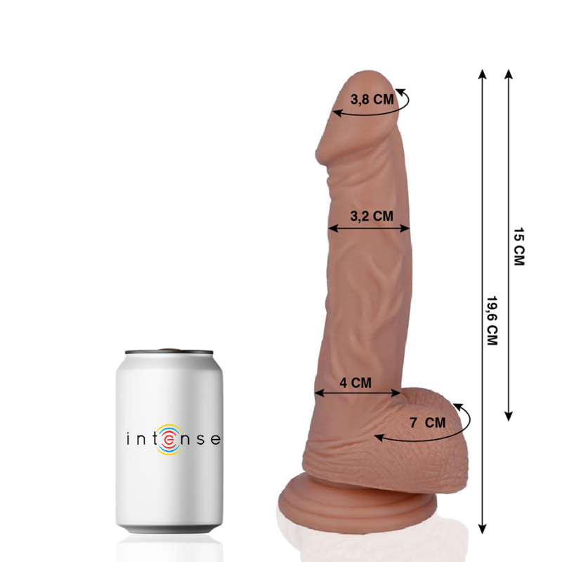 Mr. Intense Dildos-16 Realistischer Dildo 19.6 cm Ø 3.2 cm-PVC