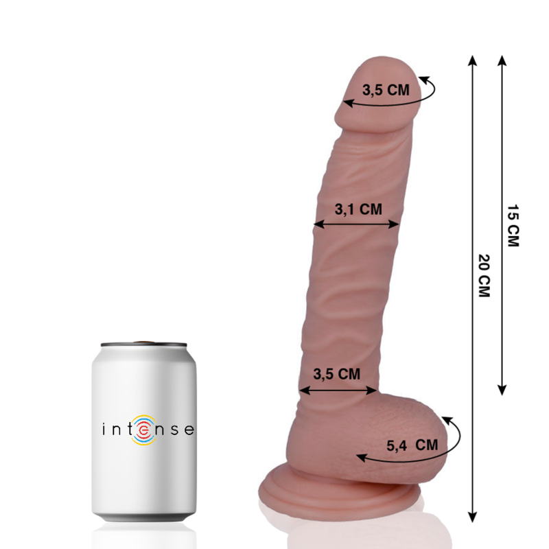 Mr. Intense Dildos-19 Dildo Realistisch 20 Cm -o- 3.1 Cm-Saugnapf · Strap-on & Harness