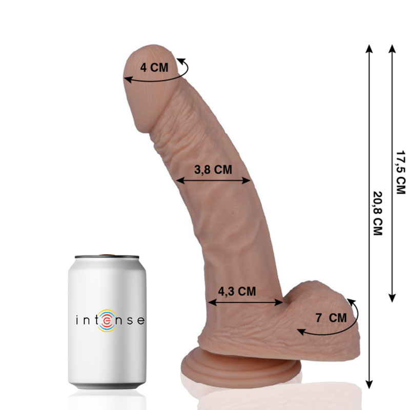 Mr. Intense Dildos-23 Realistischer Dildo 20.8 cm Ø 3.8 cm-PVC