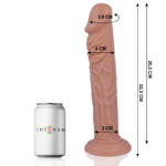 Mr. Intense Dildos-27 Dildo Realistisch 22.3 Cm -o- 4 Cm-PVC, Saugnapf · Strap-on & Harness