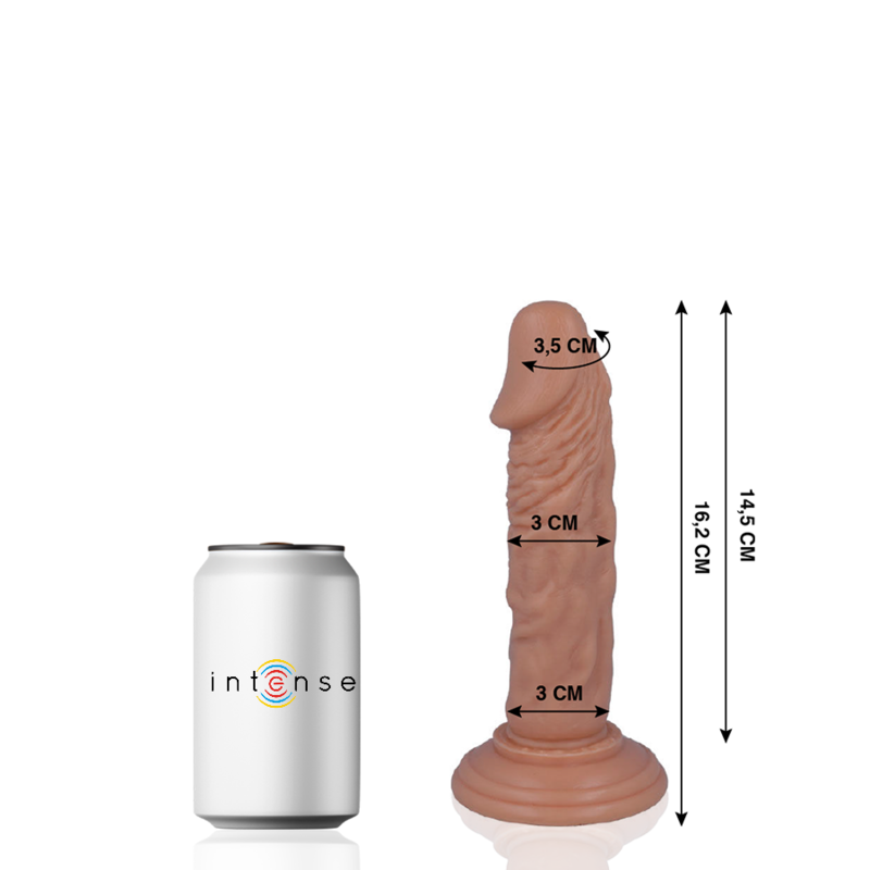 Mr. Intense Dildos-3 Dildo Realistisch 16.2 Cm -o- 3 Cm-Saugnapf · Strap-on & Harness