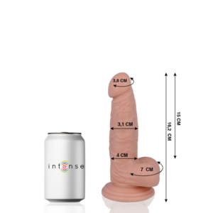 Mr. Intense Dildos-4 Realistischer Dildo 16.2 cm Ø 3.1 cm-PVC, Saugnapf