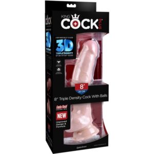 King Cock-Dildo in Triple Dichte 18.4 cm-Saugnapf · Sextoys (Bild 2)