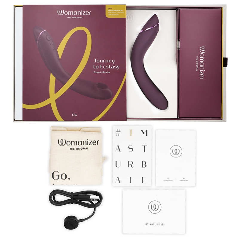 Womanizer-Og G-Spot Melanzani-12 Geschwindigkeiten, Wiederaufladbar, USB · Vibratoren (Bild 6)