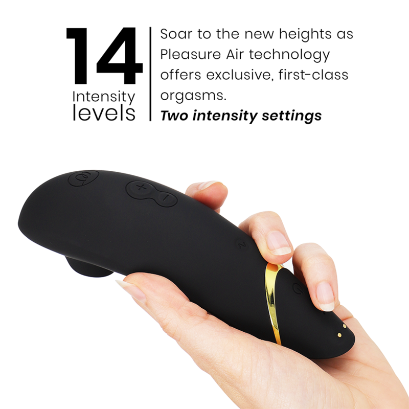 Womanizer-Premium 2 Stimulator Klitoris Schwarz-Silikon, 12 Geschwindigkeiten · Vibratoren (Bild 3)
